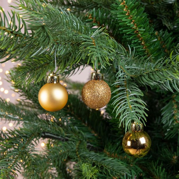 BUNKA IZ UMETNE MASE DECORIS ZLATA V TUBI 14/1 FI 3 CM