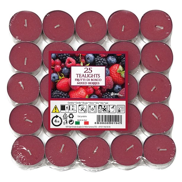 ČAJNA SVEČA ALADINO 25/1 MIXED BERRIES