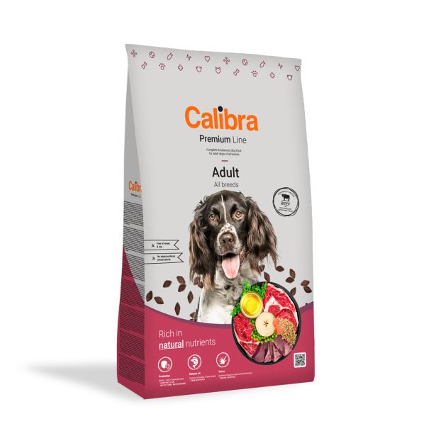 CALIBRA PREMIUM HRANA ZA ODRASLE PSE Z GOVEDINO 3KG