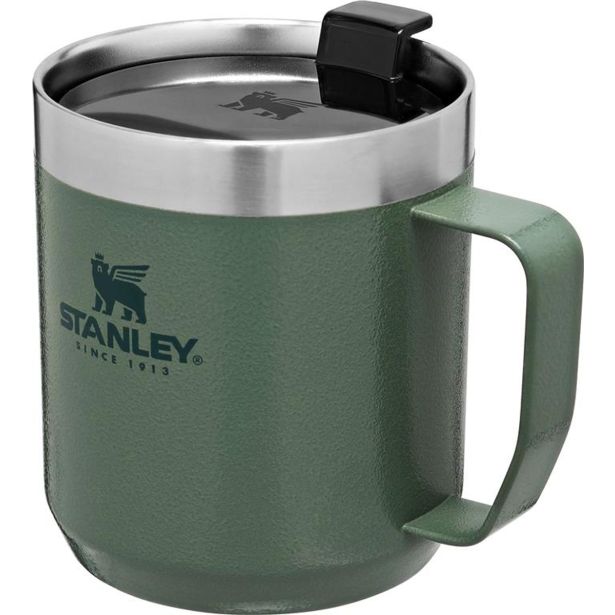 LONČEK ZA KAVO STANLEY CAMP MUG 0.35L ZELENA