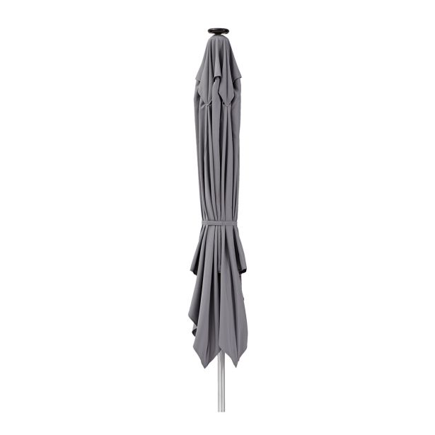 SENČNIK NATERIAL SRED. SONO II LED 290X290 RJAV, ALU, 250G