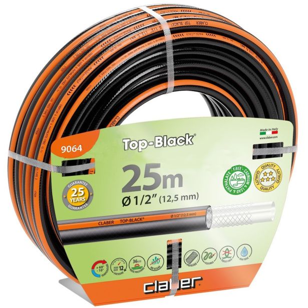 CEV ZA VODO CLABER 25 M 12-17 MM ČRNA (1/2")