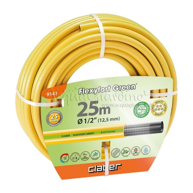 CEV ZA VODO CLABER 25 M 12-17 MM FLEXYFORT GREEN (1/2")