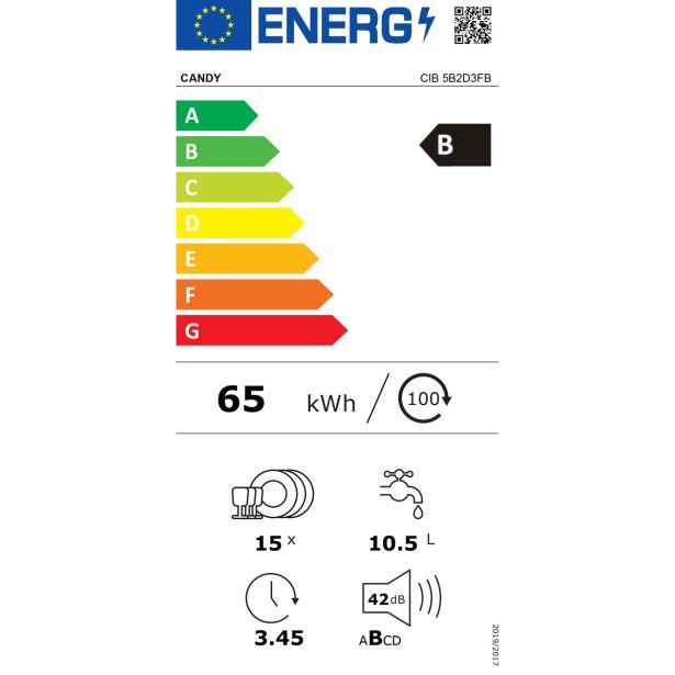 VGRADNI POMIVALNI STROJ CANDY CIB 5B2D3FB