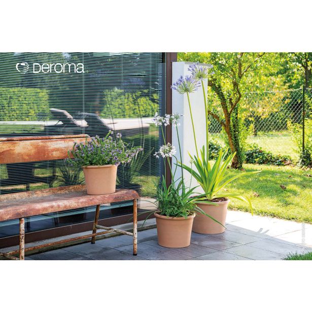 GLINENI ZUNANJI LONEC DEROMA CILINDRO BORDATO BELJEN 33 CM