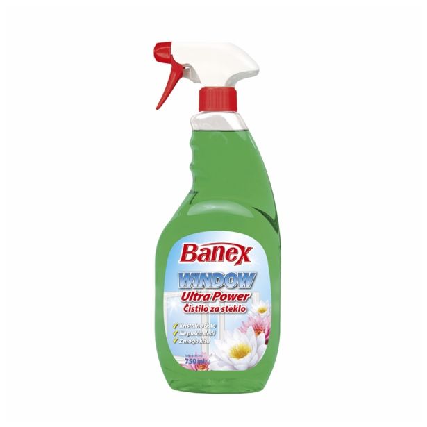 ČISTILO ZA STEKLO BANEX ULTRA POWER 750 ML