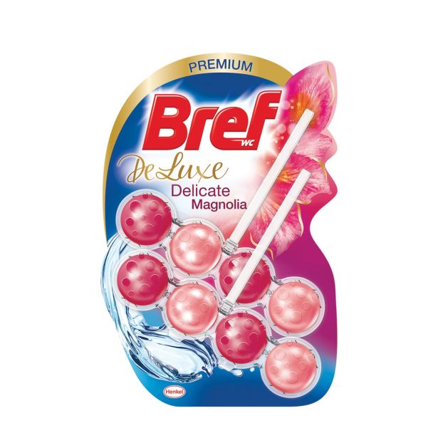 ČISTILO ZA WC, KOPALNICO HENKEL LCH BREF DELUX MAGNOLIA 2X50G