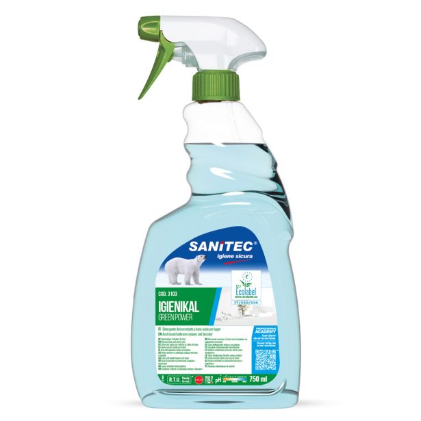 ČISTILO ZA WC, KOPALNICO SANITEC 750 ML GP SCIOGLICALCARE Z RAZPRŠILKO SANITEC ECO