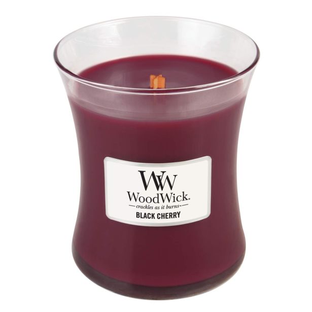 SVEČA V KOZARCU WOODWICK CLASSIC MEDIUM BLACK CHERRY