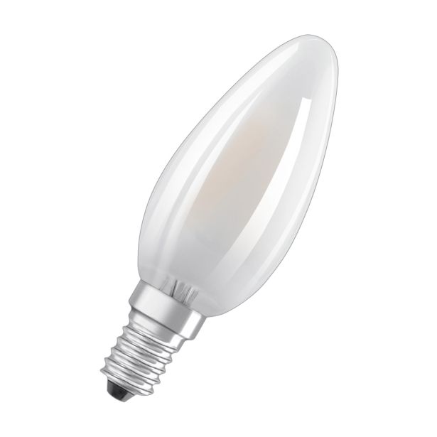 LED ŽARNICA E14 OSRAM CLB60 4.8W/827, MAT SST, DIM, RETROFIT