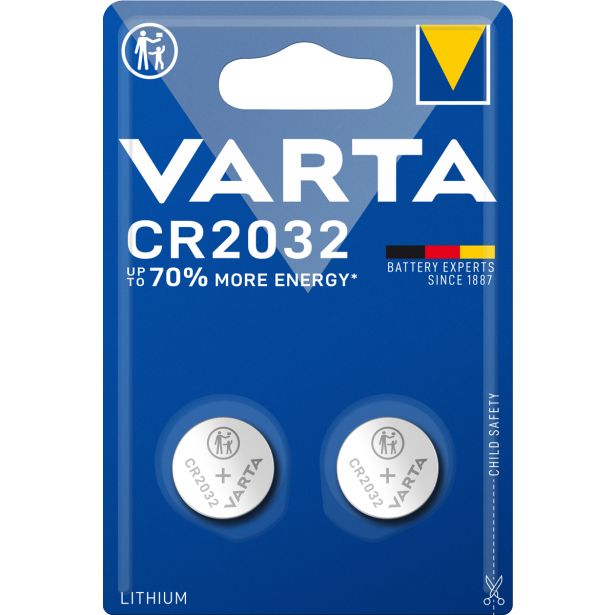 LITIJ BATERIJSKI VLOŽEK VARTA CR2032 BL/2