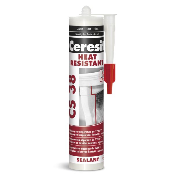 OGNJEODPORNI SILIKON HENKEL ACC CERESIT CS 38 HEAT 1200°C 280 ML