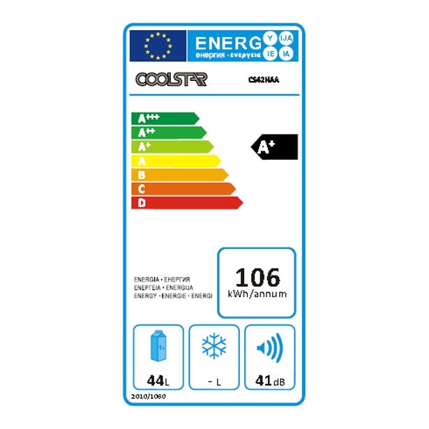 HLADILNIK COOLSTAR CS 42 HAA MINI HLADILNIK