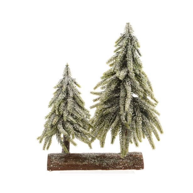 DEKORACIJA EVERLANDS DREVESA NA PODSTAVKU ZELENE BARVE 28X16X28 CM