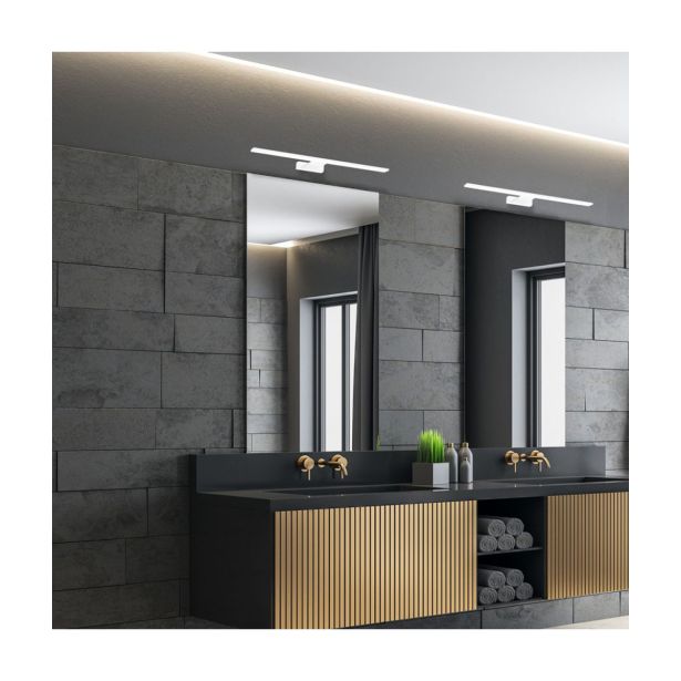 DEKORAT. STENSKA SVETILKA MILAGRO SHINE BELA 40CM 7W LED ML3875