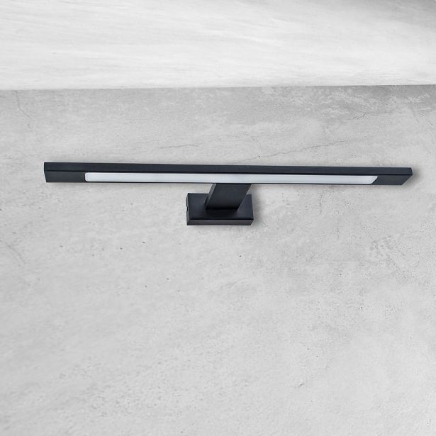 DEKORAT. STENSKA SVETILKA MILAGRO SHINE ČRNA 40CM 7W LED ML4379