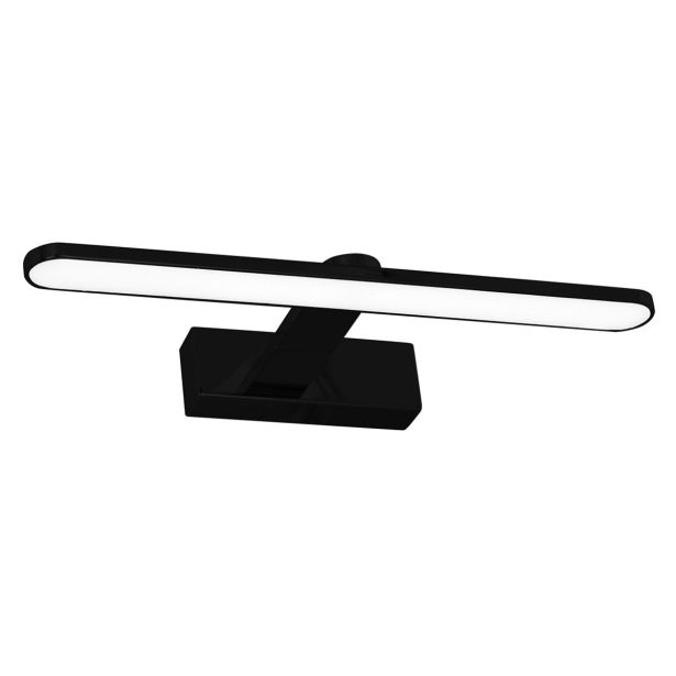 DEKORAT. STENSKA SVETILKA MILAGRO SPLASH ČRNA 40CM 8W LED ML5615