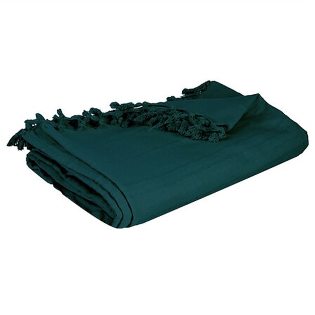 DEKORATIVNA ODEJA ATMOSPHERE PEACOCK 160X220CM MODRA