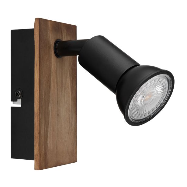 DEKORATIVNI REFLEKTOR DREW 1XGU10 LES / ČRN