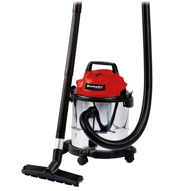 DELAVNIŠKI SESALNIK EINHELL TC-VC 1812 S 12 L; INOX; 1250 W