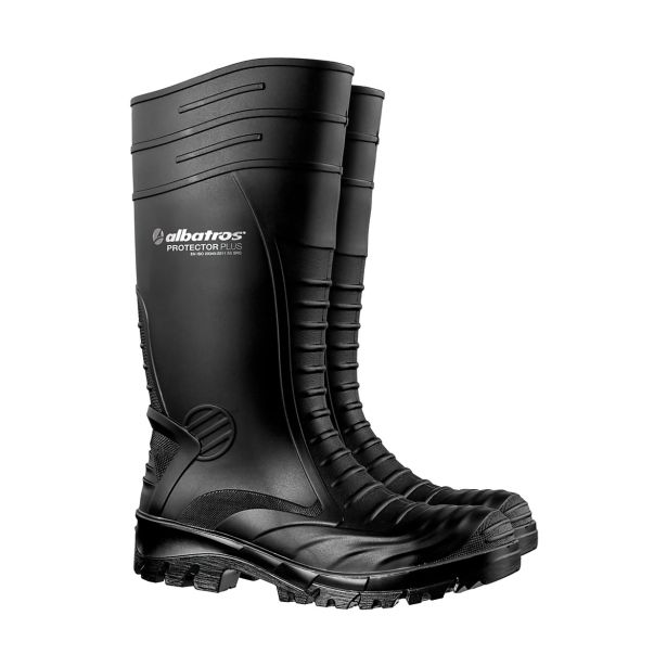 DELOVNI ŠKORNJI ALBATROS VISOKI PROTECTOR S5 SRA ŠT.45, ČRNI, PVC