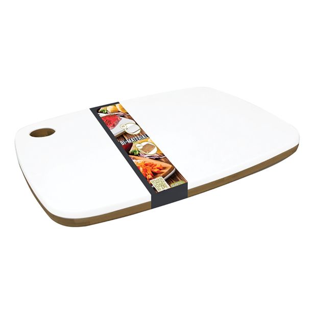 DESKA KAPIMEX 33X25X1.7 CM IZ BAMBUSA IN PLASTIKE BELA