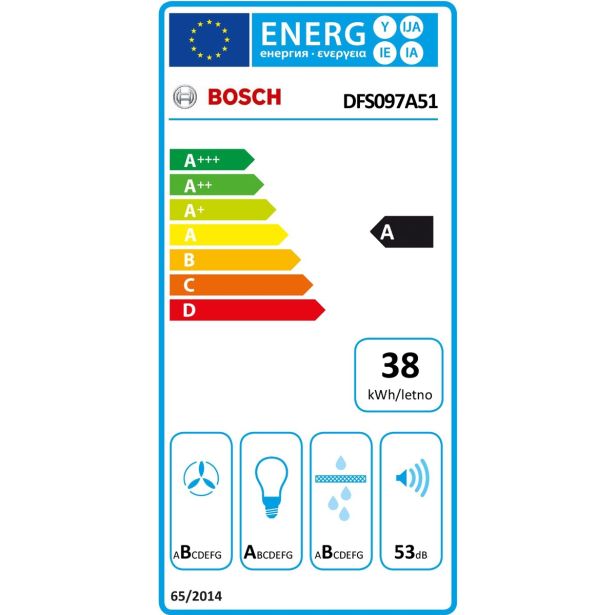 IZVLEČNA KUHINJSKA NAPA BOSCH DFS097A51