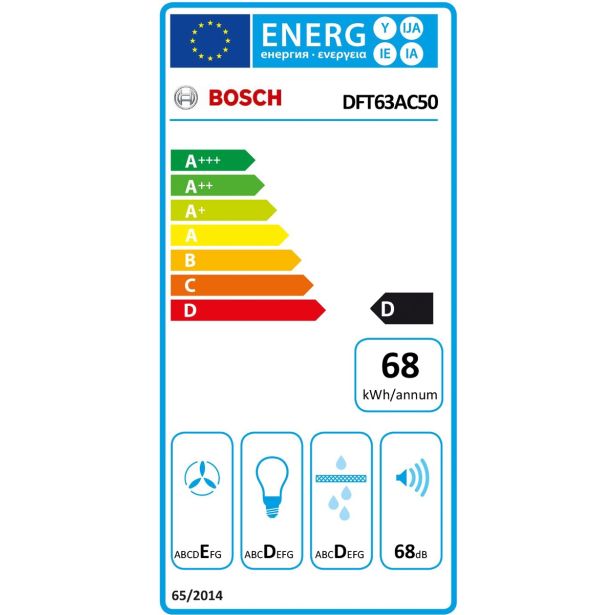 IZVLEČNA KUHINJSKA NAPA BOSCH DFT63AC50