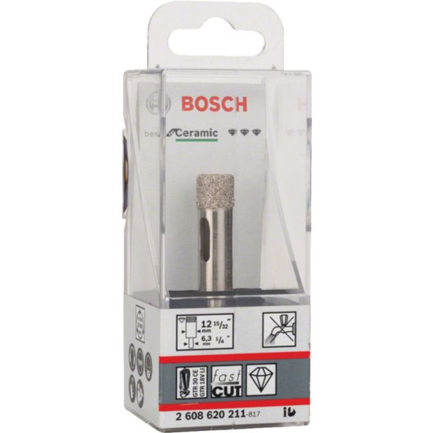 DIAMANTNI SVEDER IN KRONA BOSCH 12MM SVEDER SUHO VRTANJE BEST FOR CERAMIC