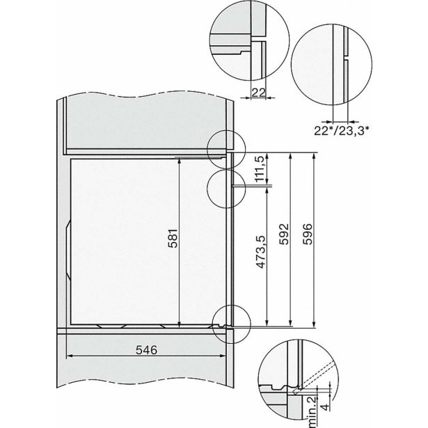 VGRADNA PARNA PEČICA MIELE DO 7860