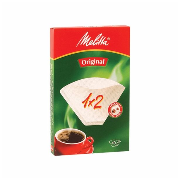 DODATKI ZA KAVNE APARATE MELITTA 1X2/40 BELI FILTER KAVNI