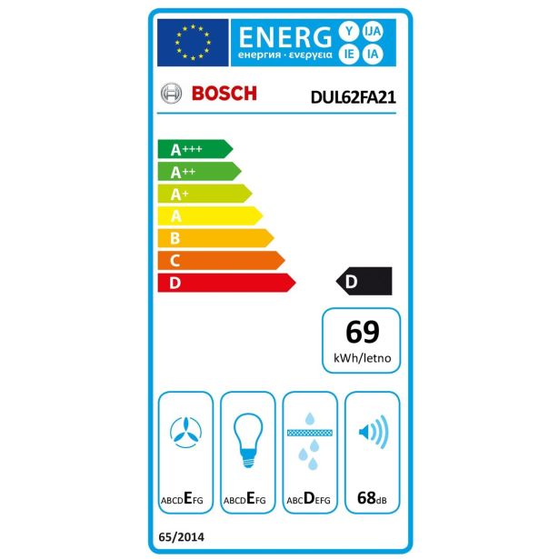 PODVGRADNA KUHINJSKA NAPA BOSCH DUL62FA21