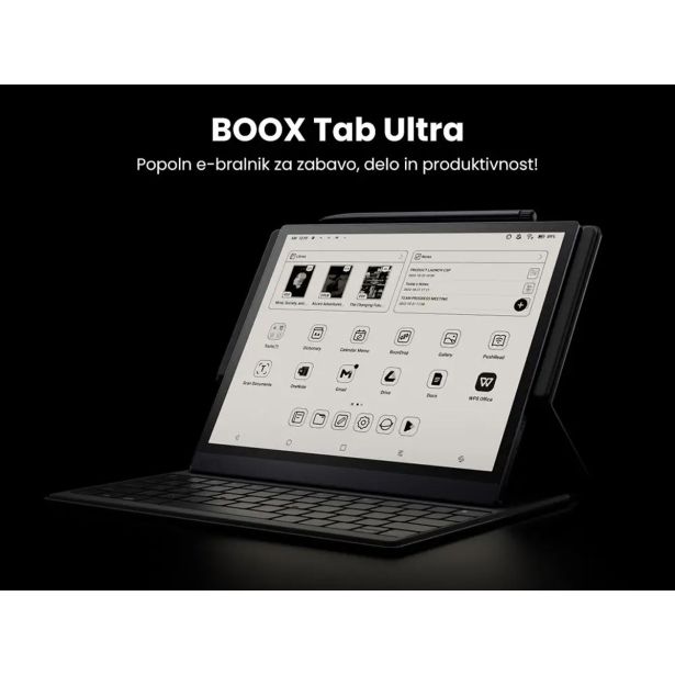 E-BRALNIK/TABLIČNI RAČUNALNIK 10.3" BOOX TAB ULTRA, ANDROID 11, ČRN