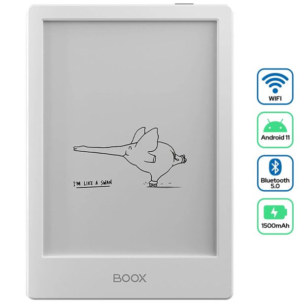 E-BRALNIK/TABLIČNI RAČUNALNIK 6" BOOX POKE4 LITE, ANDROID 11