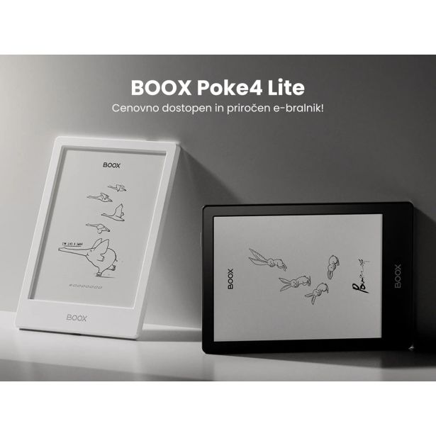 E-BRALNIK/TABLIČNI RAČUNALNIK 6" BOOX POKE4 LITE, ANDROID 11