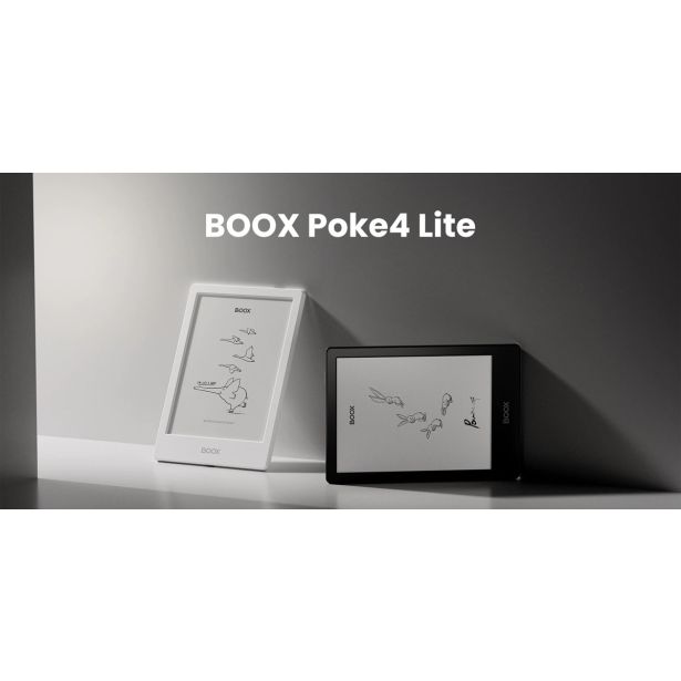 E-BRALNIK/TABLIČNI RAČUNALNIK 6" BOOX POKE4 LITE, ANDROID 11, BEL