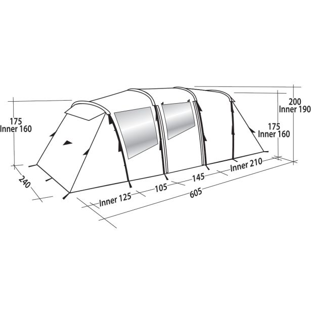 ŠOTOR EASY CAMP HUNTSVILLE TWIN 600