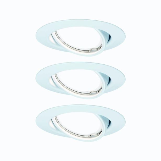 VGRADNI LED REFLEKTOR EBL BASE3X5W GIBLJIV GU10 3STEP DIM, BELA