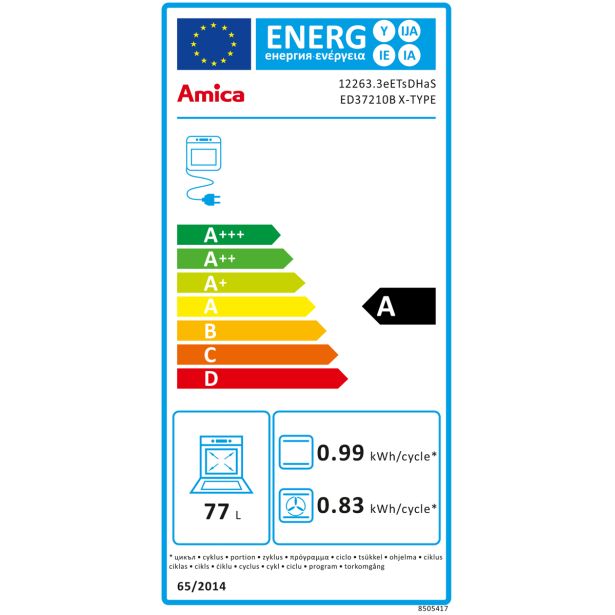 VGRADNA PEČICA AMICA ED37210B