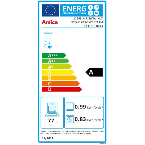 VGRADNA PEČICA AMICA ED37617X