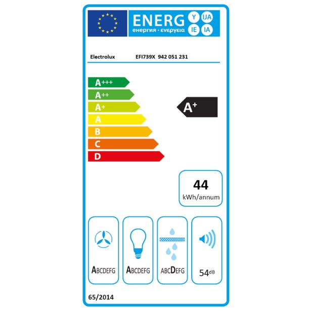 OTOČNA KUHINJSKA NAPA ELECTROLUX EFI739X