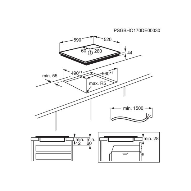 INDUKCIJSKA PLOŠČA ELECTROLUX EIV634