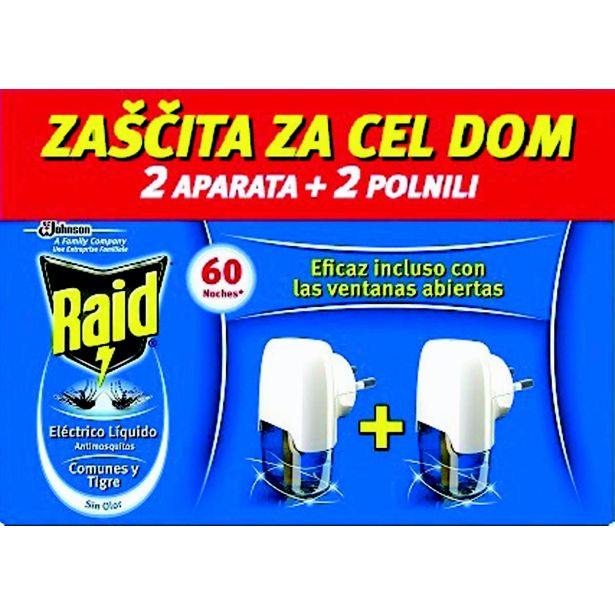 ZAŠČITA PRED INSEKTI RAID ELECTRICAL 2X KOMPLET 2X30N 2X21ML