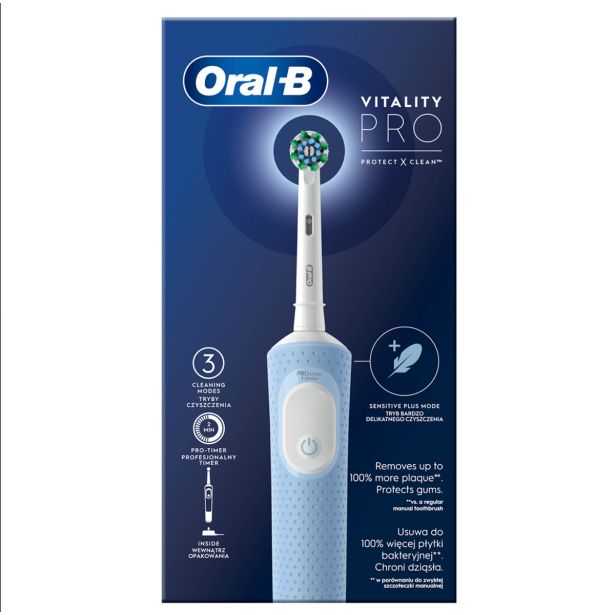 ELEKTRIČNA ZOBNA ŠČETKA ORAL-B VITALITY PRO D103 MODRA