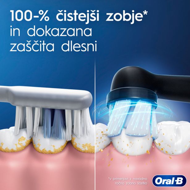 ELEKTRIČNA ZOBNA ŠČETKA ORALB IO2 ČRNA + ETUI