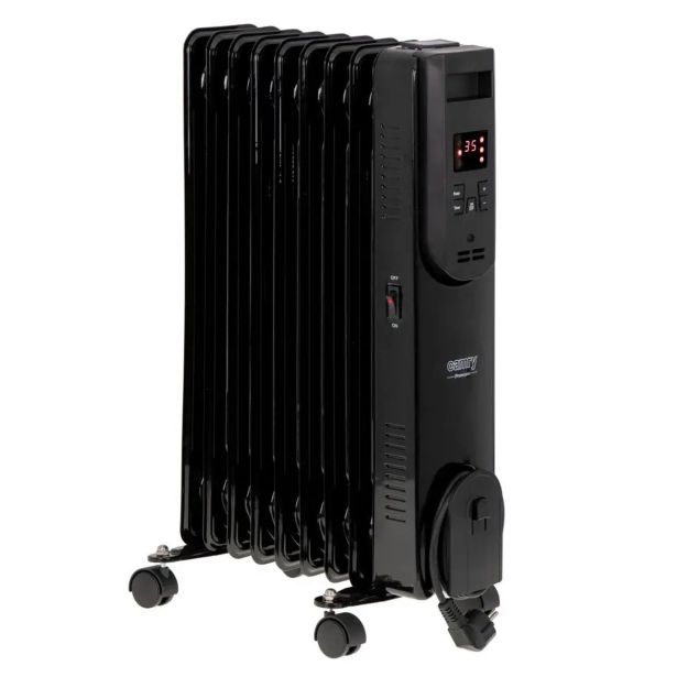 ELEKTRIČNI RADIATOR CAMRY CR7810 OLJNI 2000 W ČRN 9 REBER