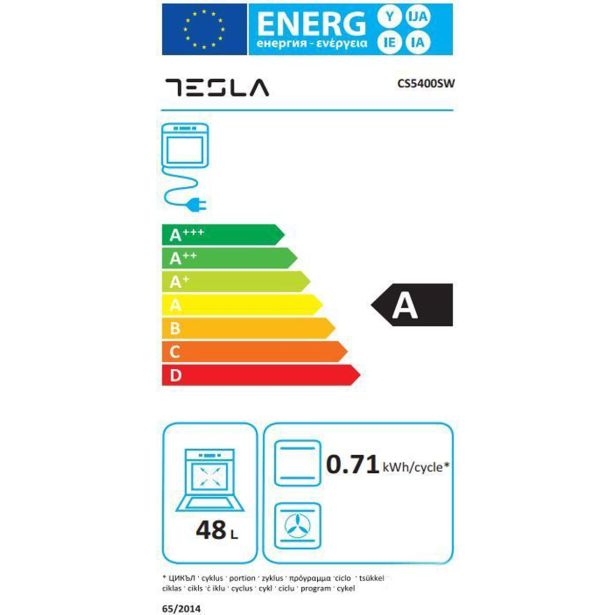 ELEKTRIČNI ŠTEDILNIK TESLA CS5400SW
