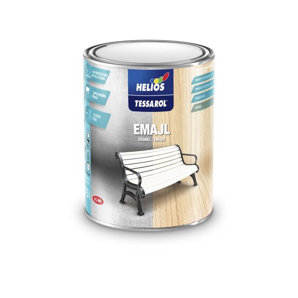 POKRIV.PREM.ZA KOV.,LES HELIOS TESSAROL EMAJL RAL 7016 ANTRACIT SIVA 0.75 L