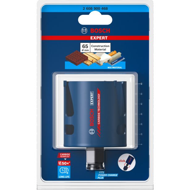 EXPERT CONSTRUCTION MATERIAL ŽAGA ZA IZREZOVANJE LUKENJ, 65 X 60 MM