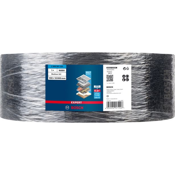 EXPERT N880 ZVITEK IZ FLISA ZA ROČNO BRUŠENJE, 100 MM X 10 M, SREDNJI S